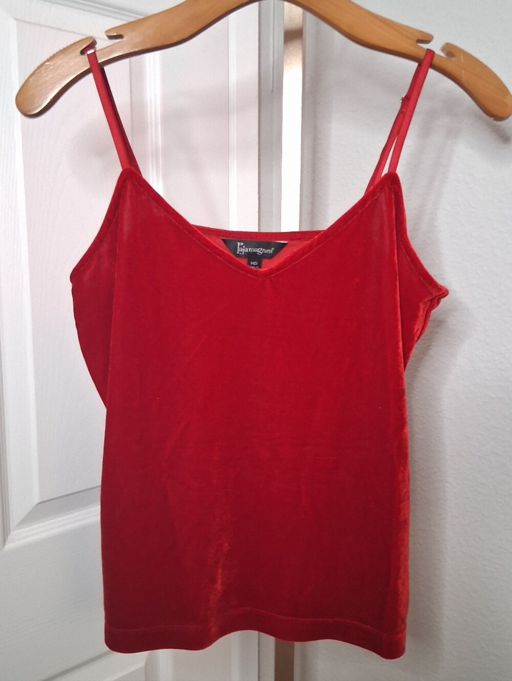 2/$5 - Pajamagram Red Velvety Tank Top Medium